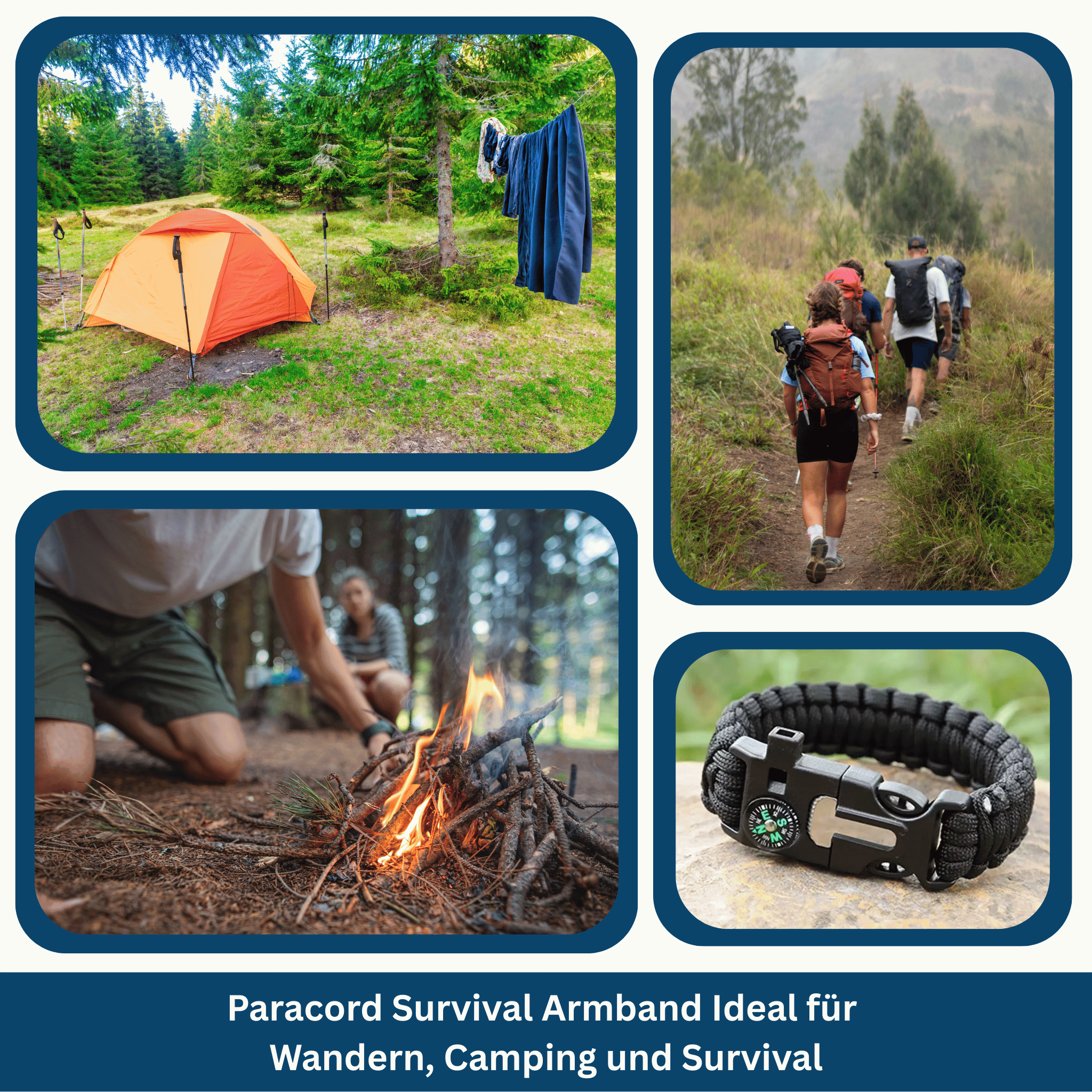 Rescue Paracord Bracelet – Reliable for Adventures and Emergencies