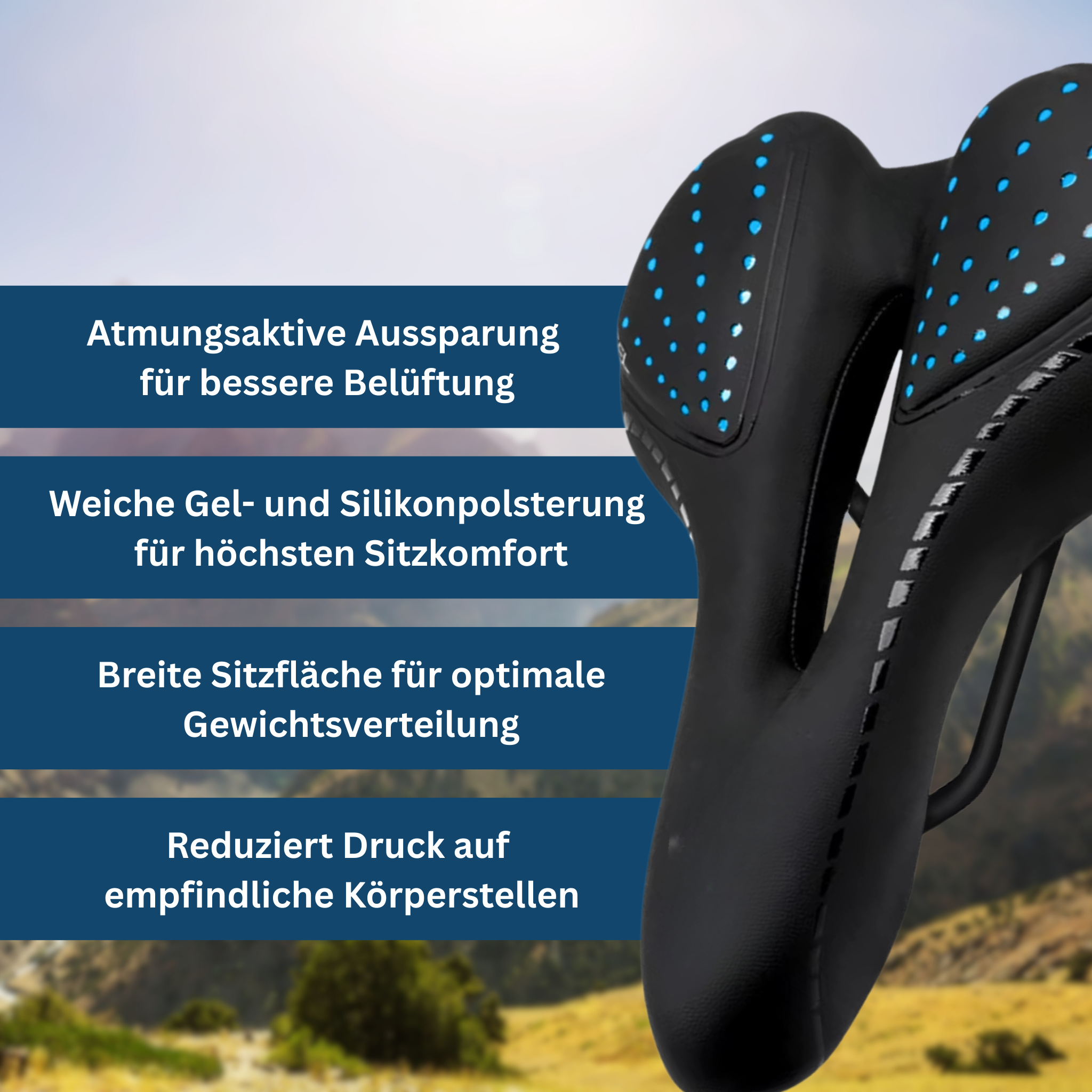 ErgoRide – Ergonomic Bicycle Saddle