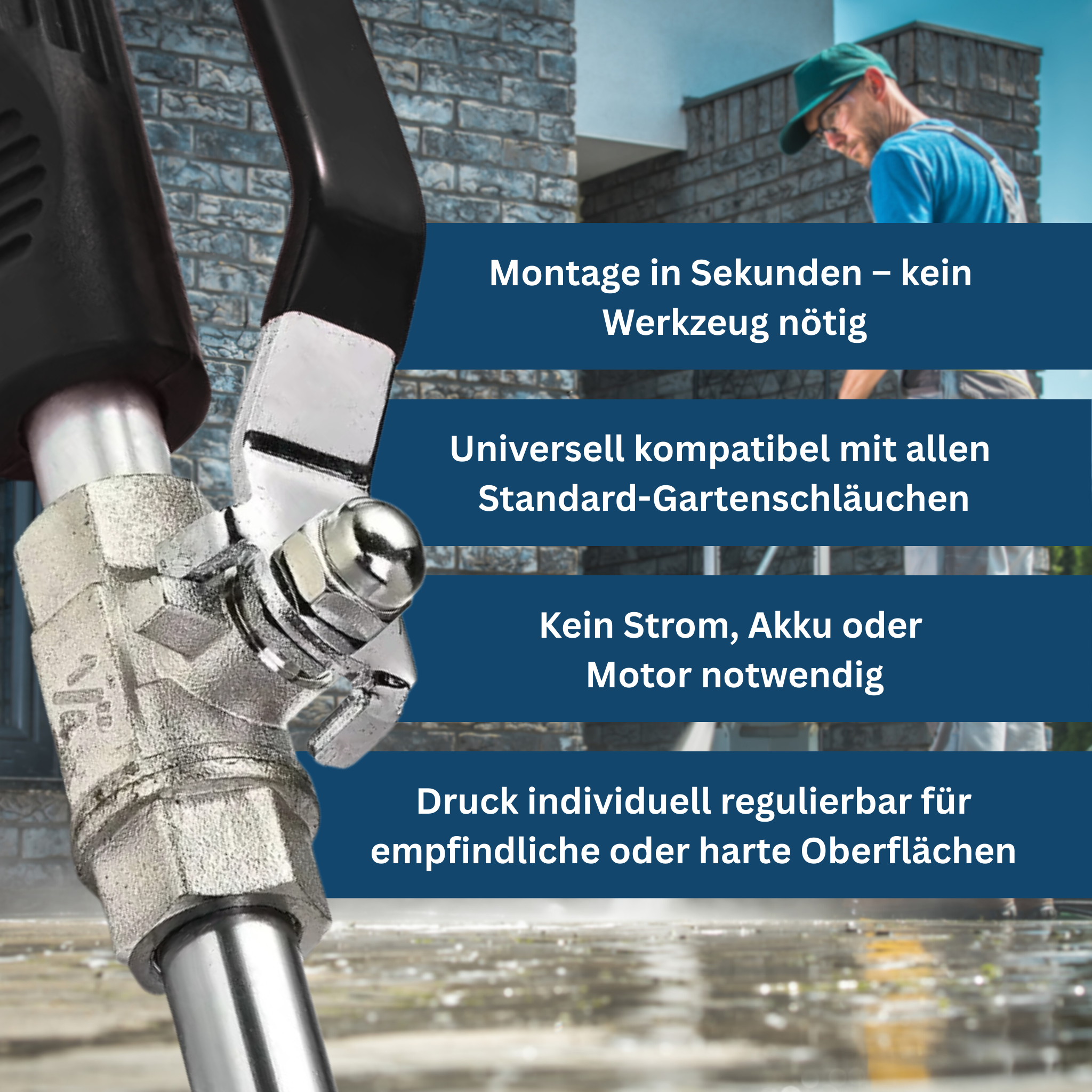 Ultrawasher – Turbo Pressure Washer for Any Garden Hose