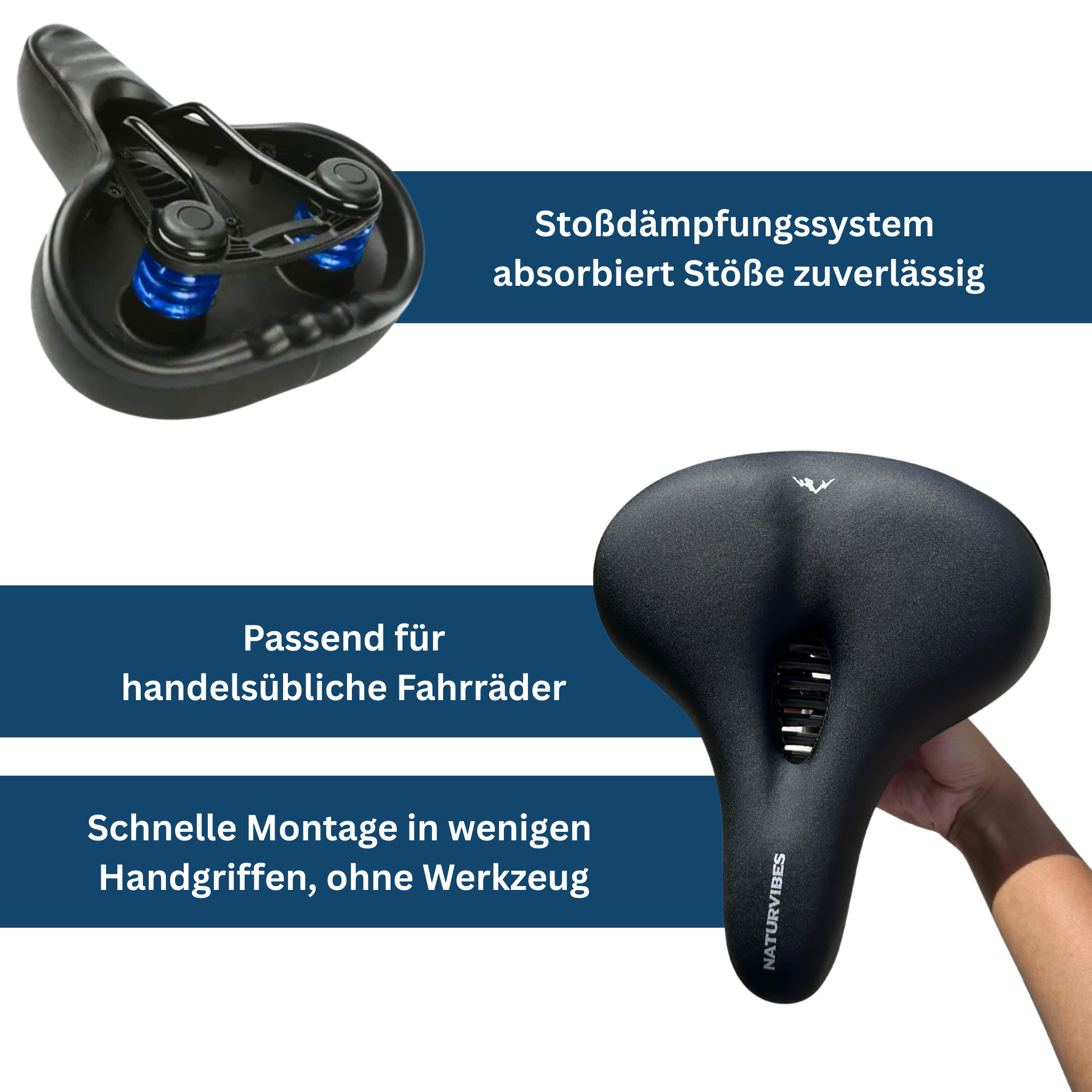 Comfort Bike Saddle