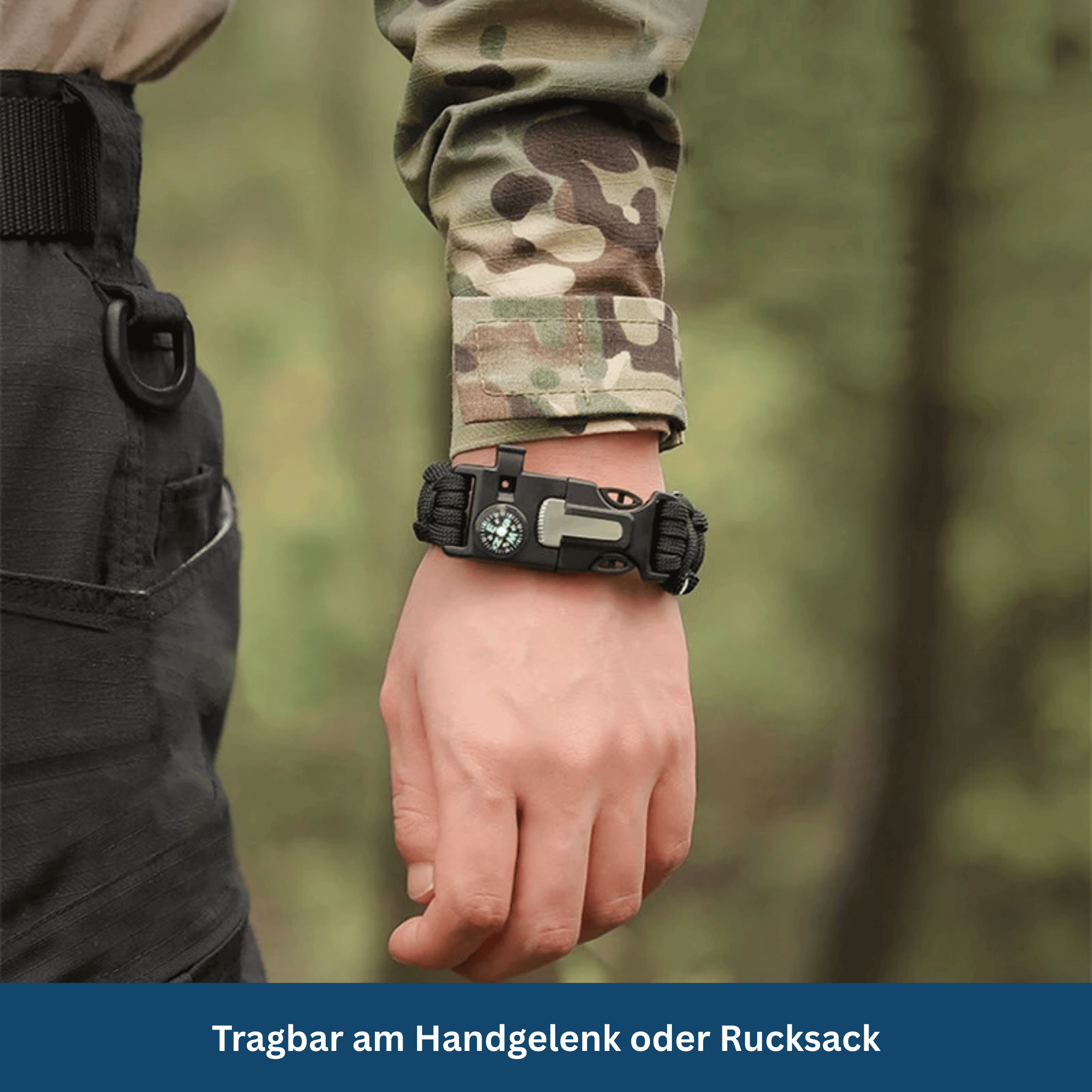 Rescue Paracord Bracelet – Reliable for Adventures and Emergencies