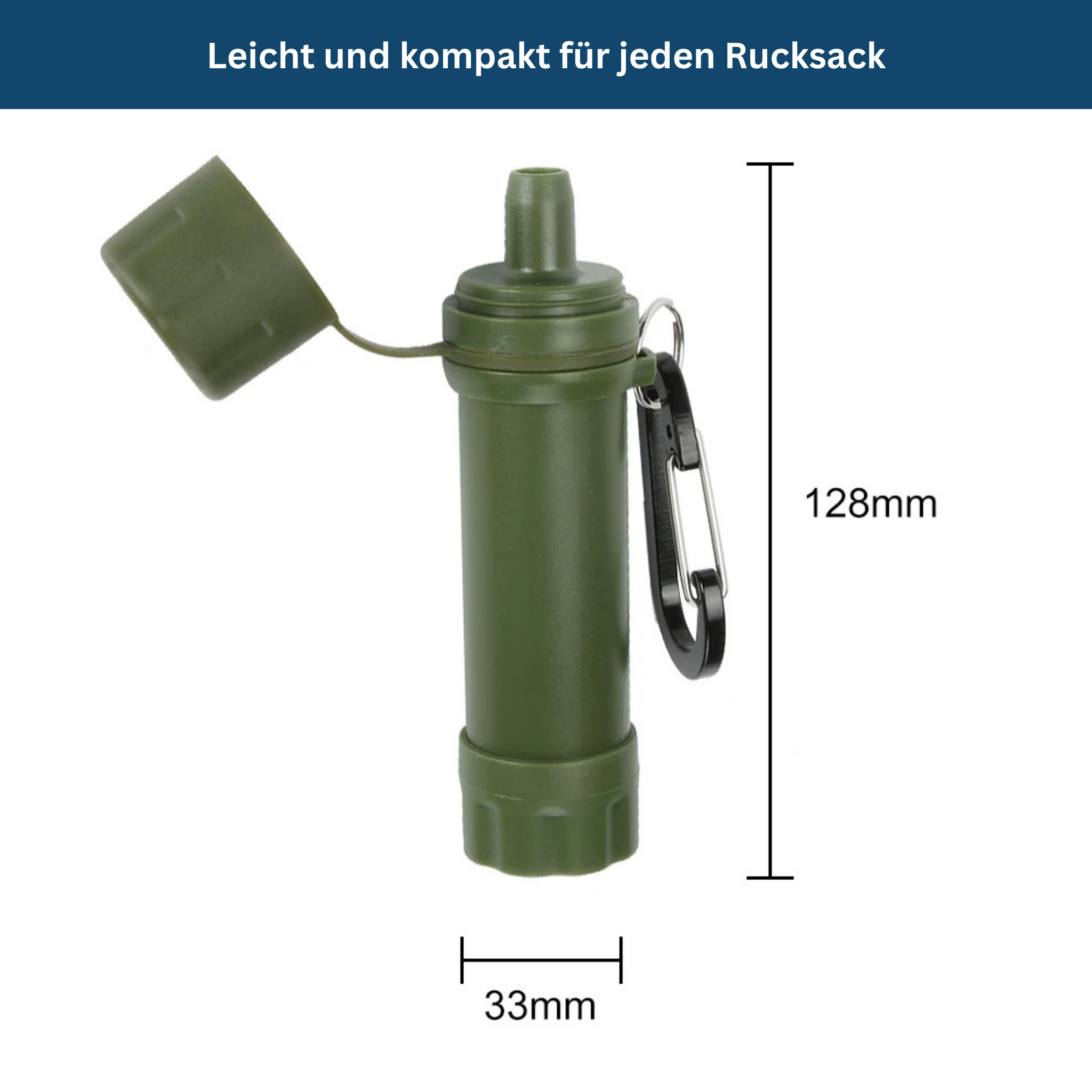 HydroShield Straw Filter – Pure Water Anytime