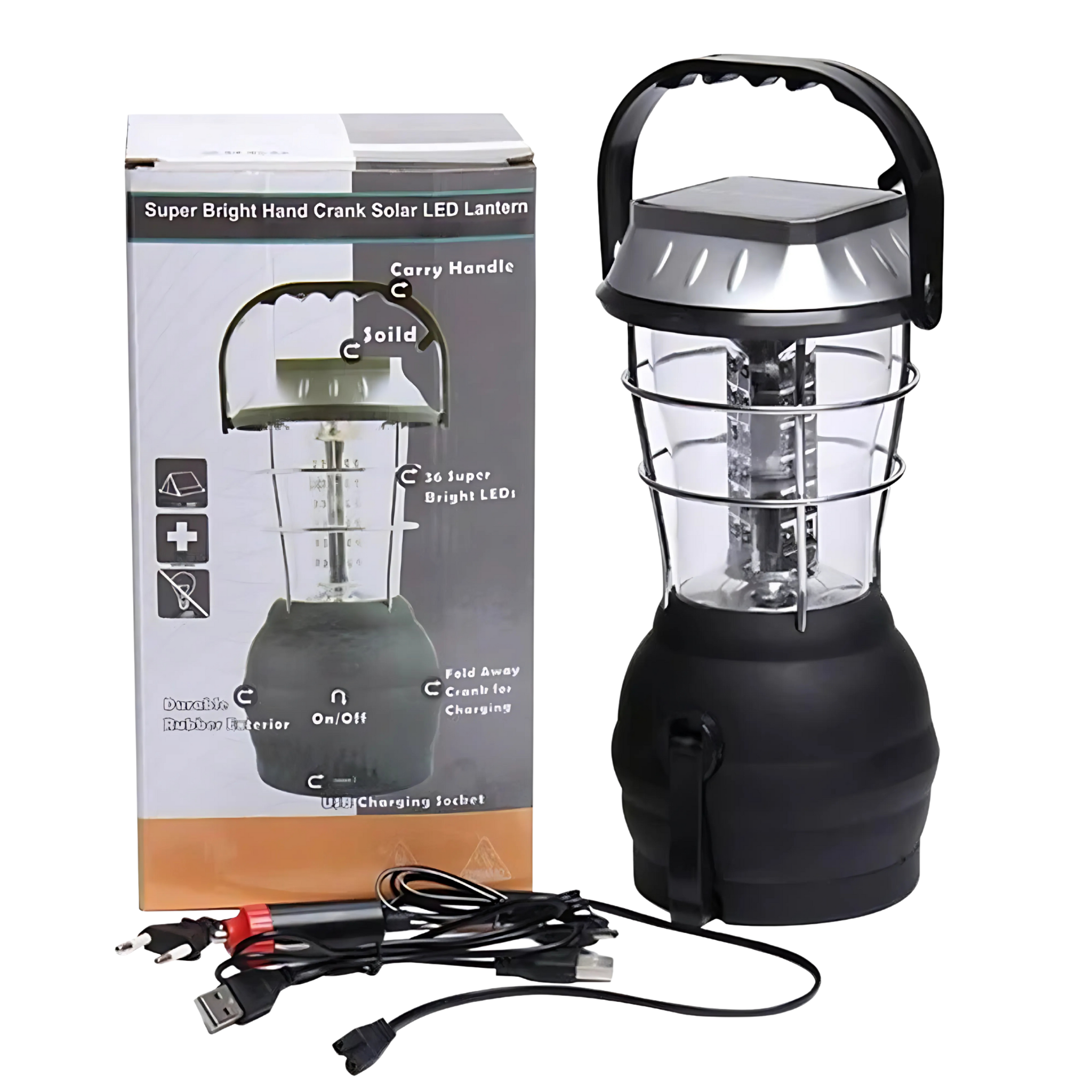 Solar-Powered Emergency & Camping Lantern