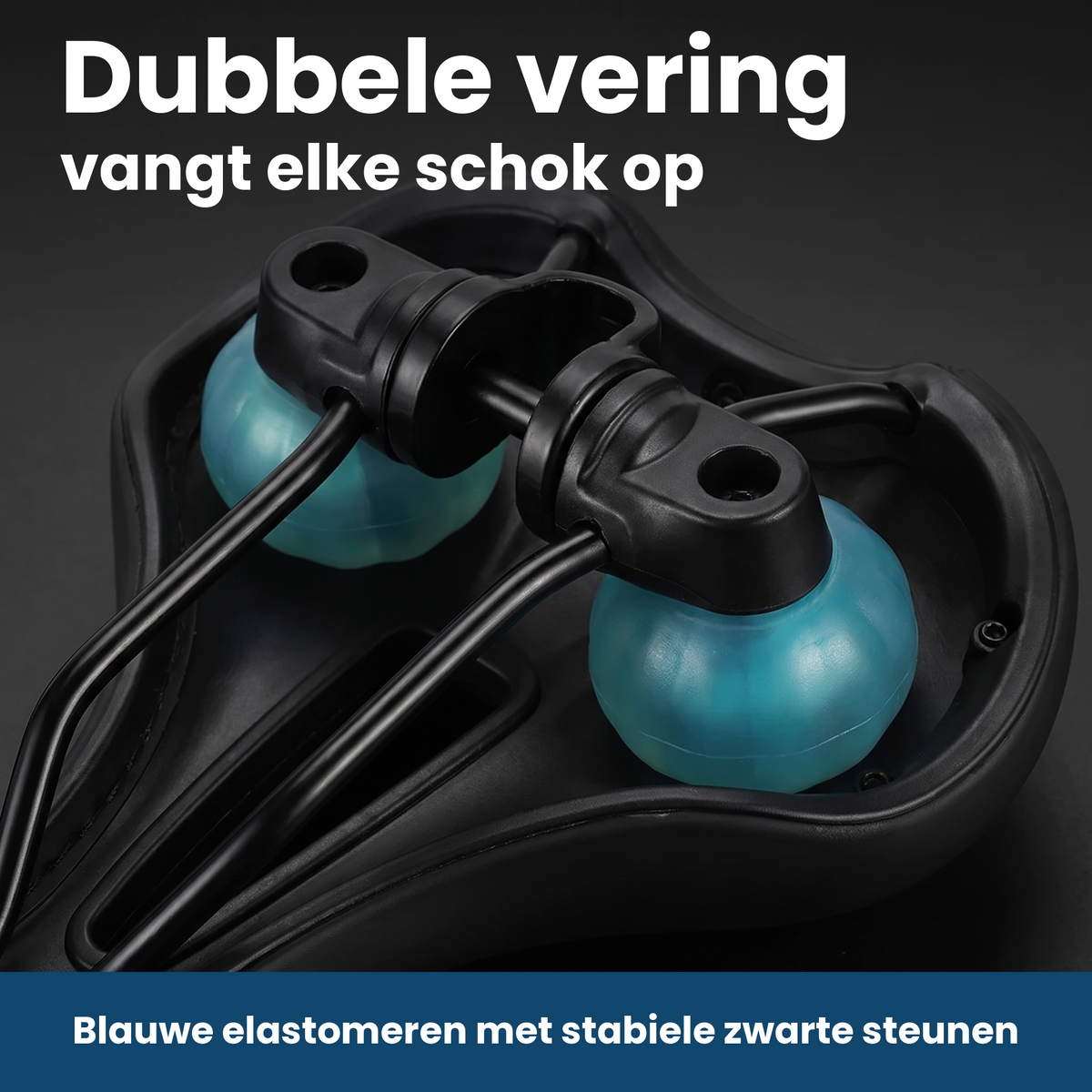 Dubbele vering - vangt elke schok op