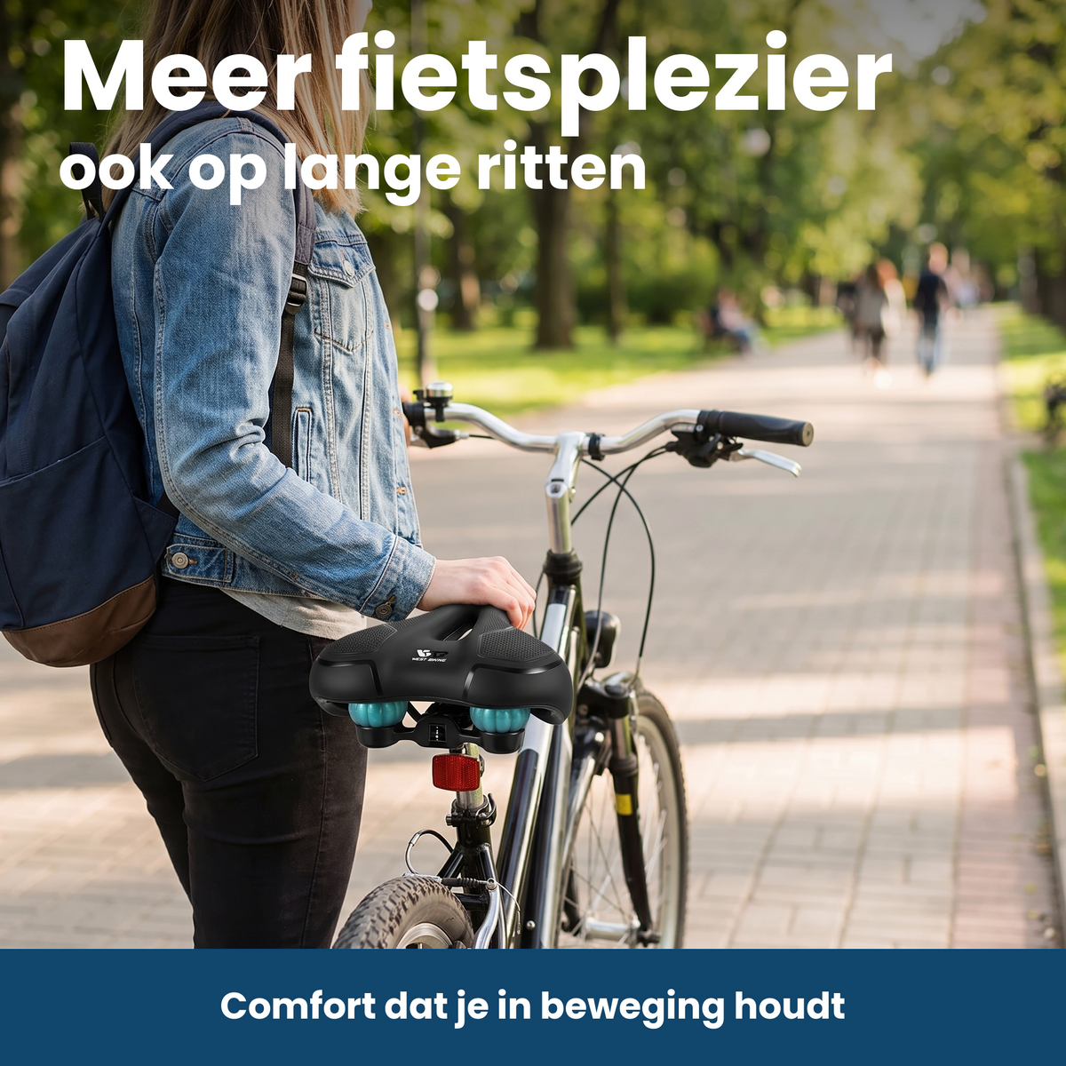 Meer fietsplezier ook op lange ritten