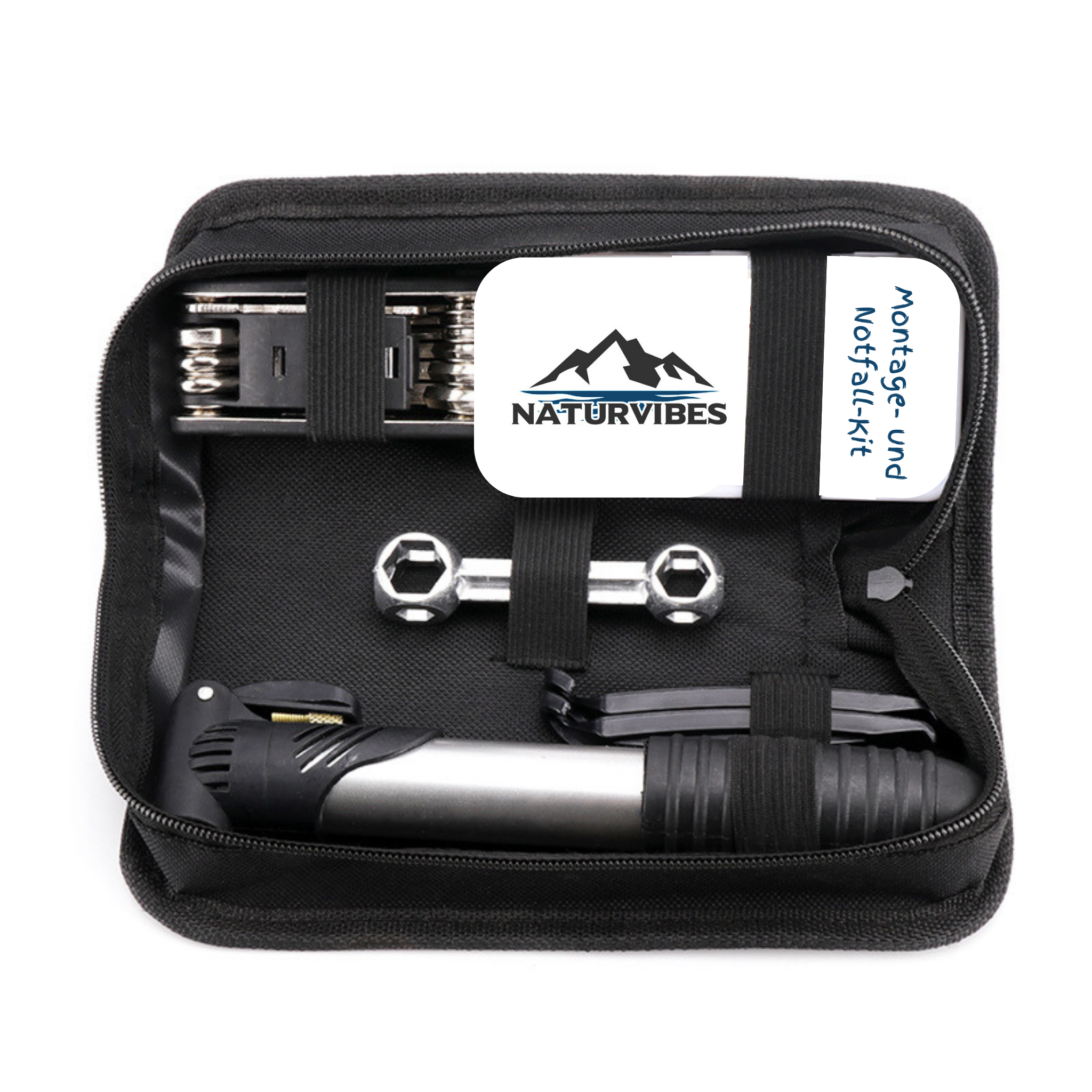 Assembly and Emergency Kit for Bikers