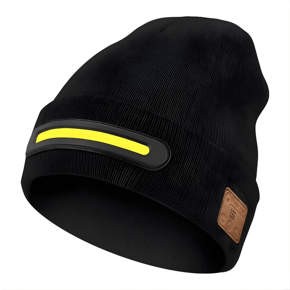 BeamTune – Beanie with Headlamp & Bluetooth Music Function