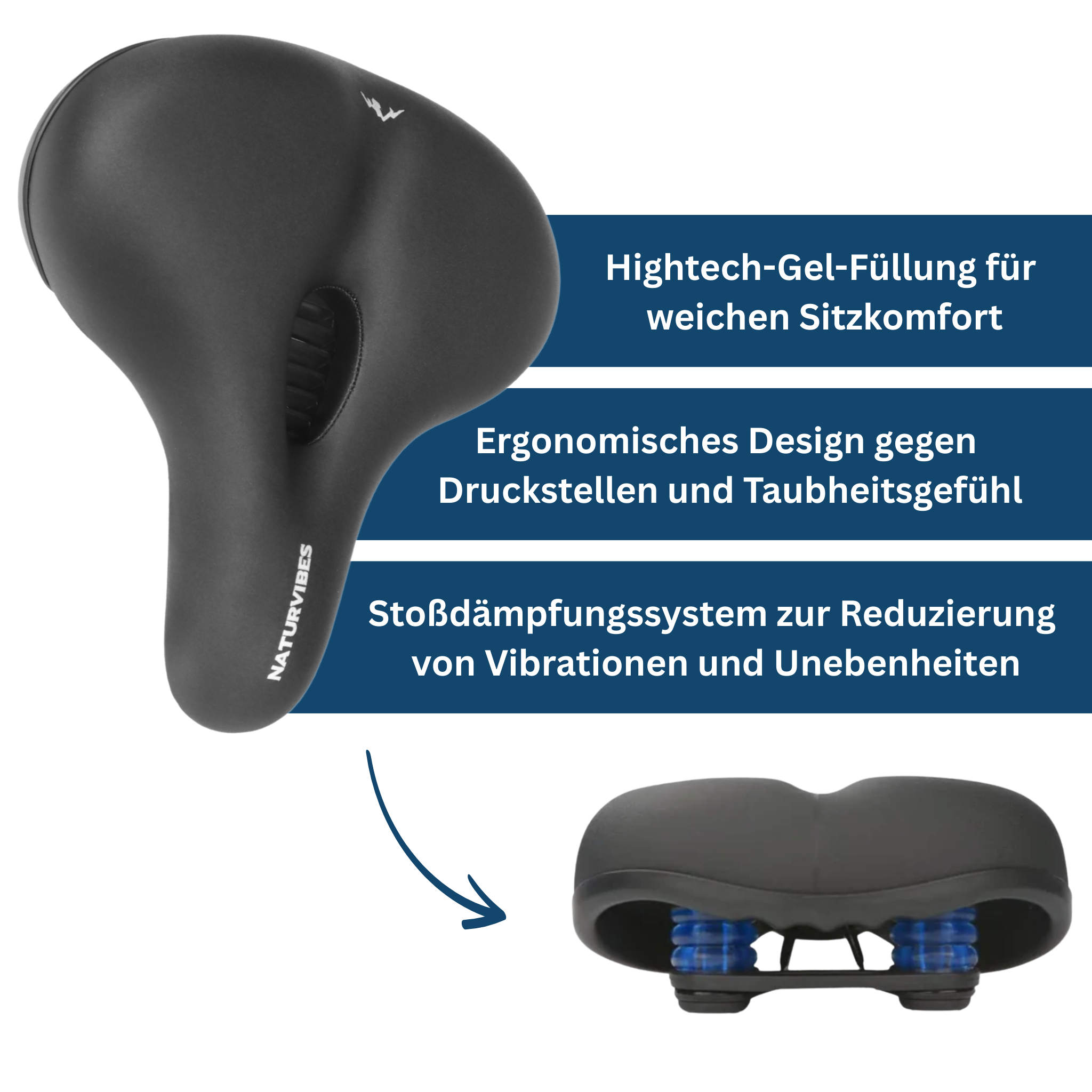 Comfort Bike Saddle