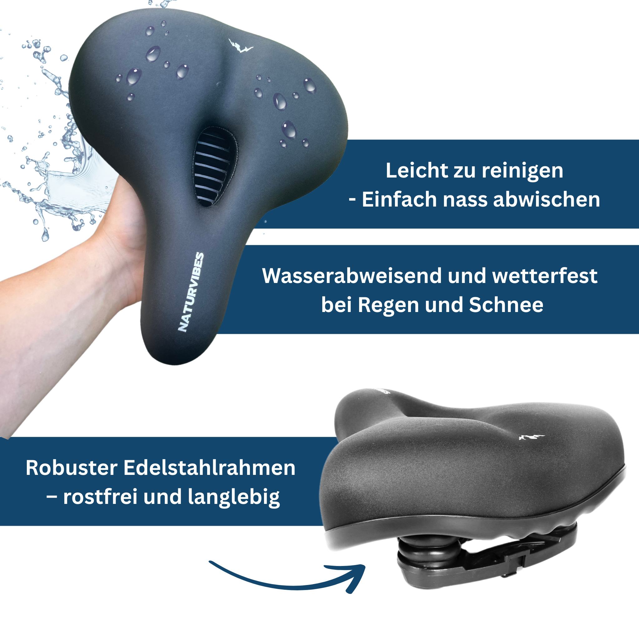 Comfort Bike Saddle