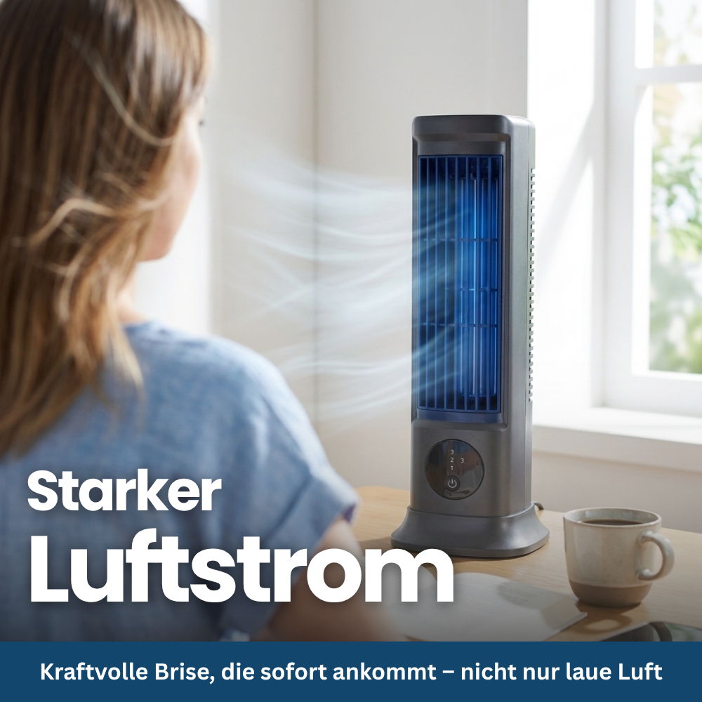 Portable air conditioner with 3 speeds