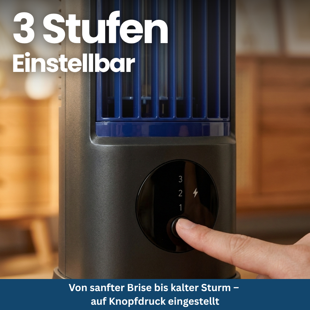 Portable air conditioner with 3 speeds