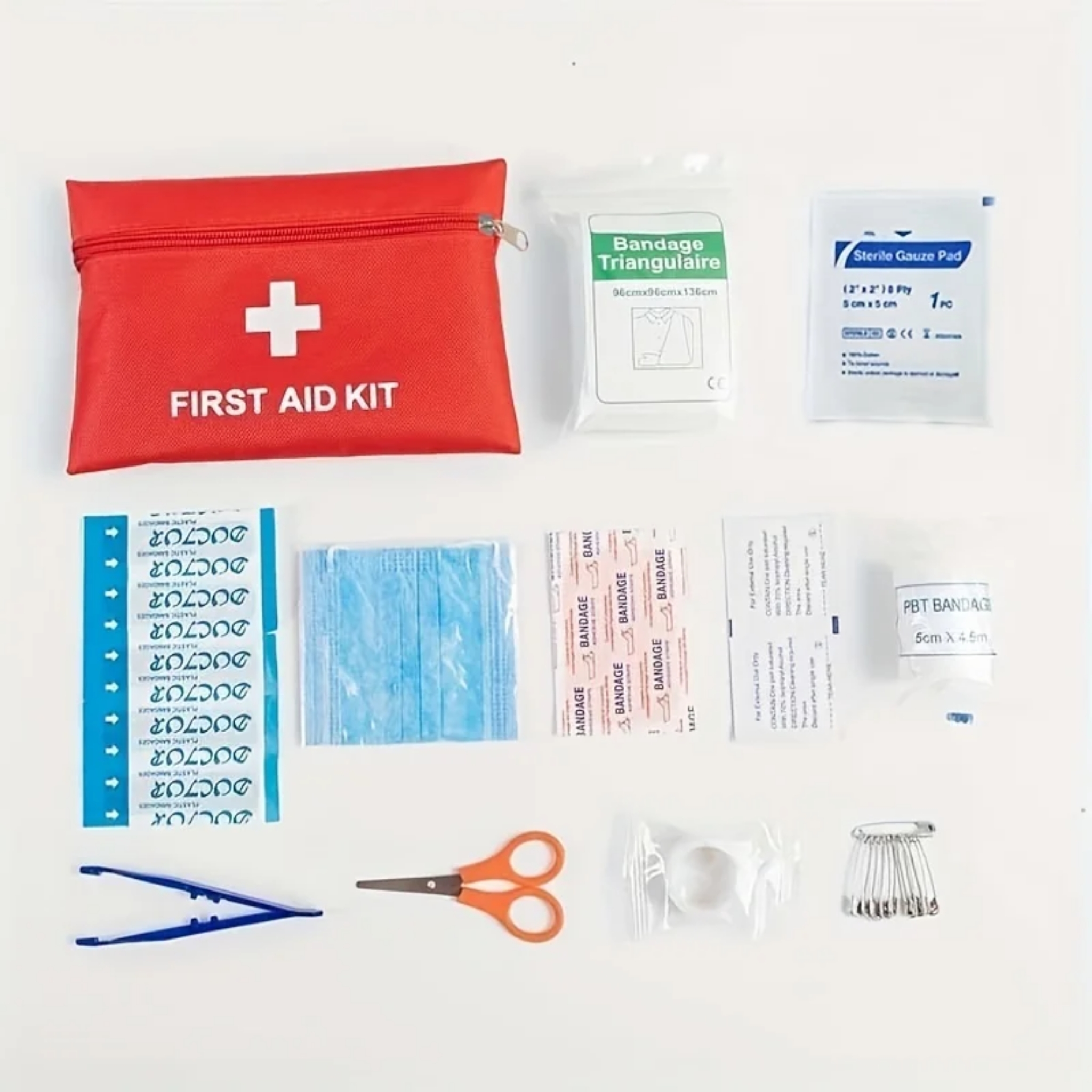 Emergency First Aid Kit – For Car, Camping & Outdoor