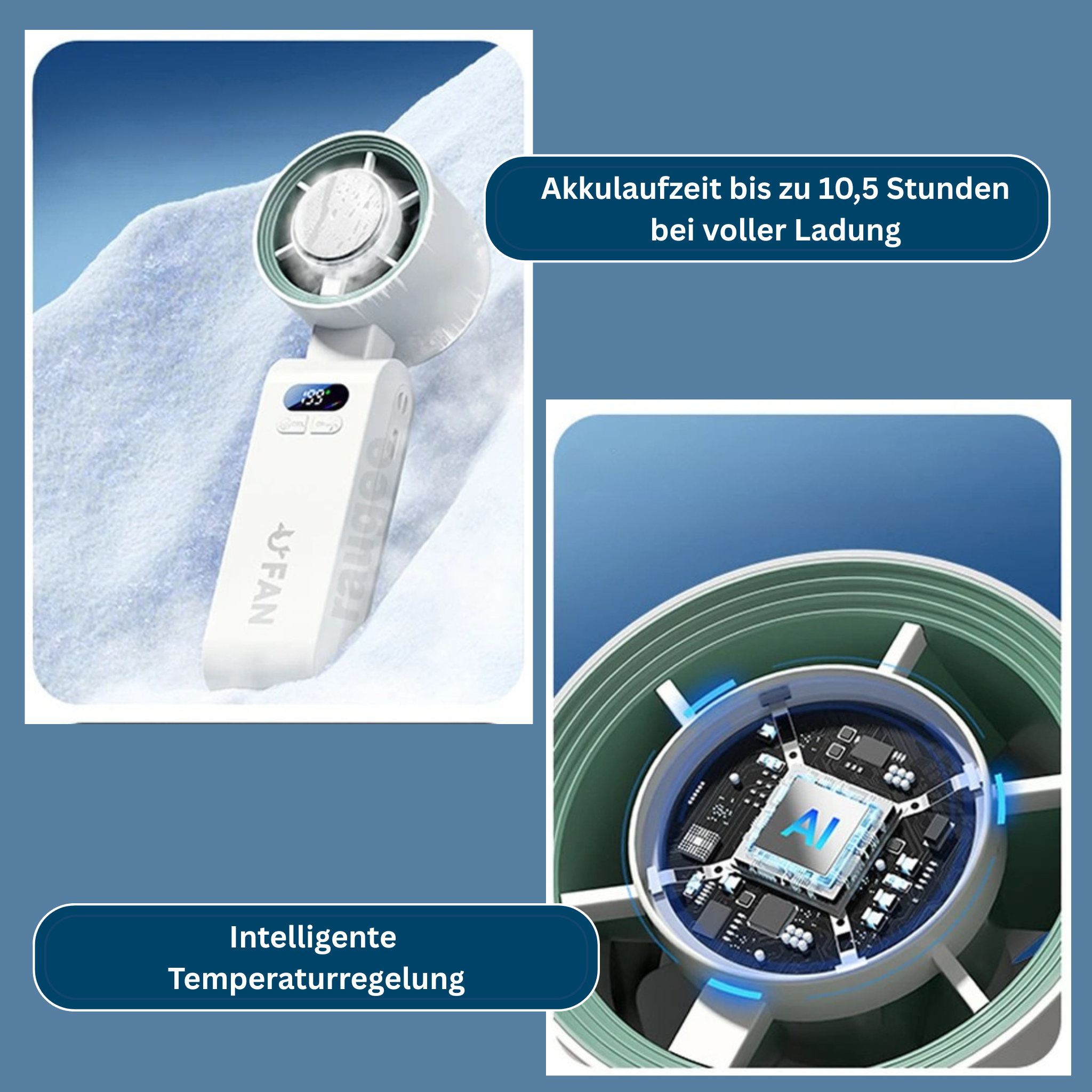 Breezy – The Portable Handheld Fan for On-the-Go