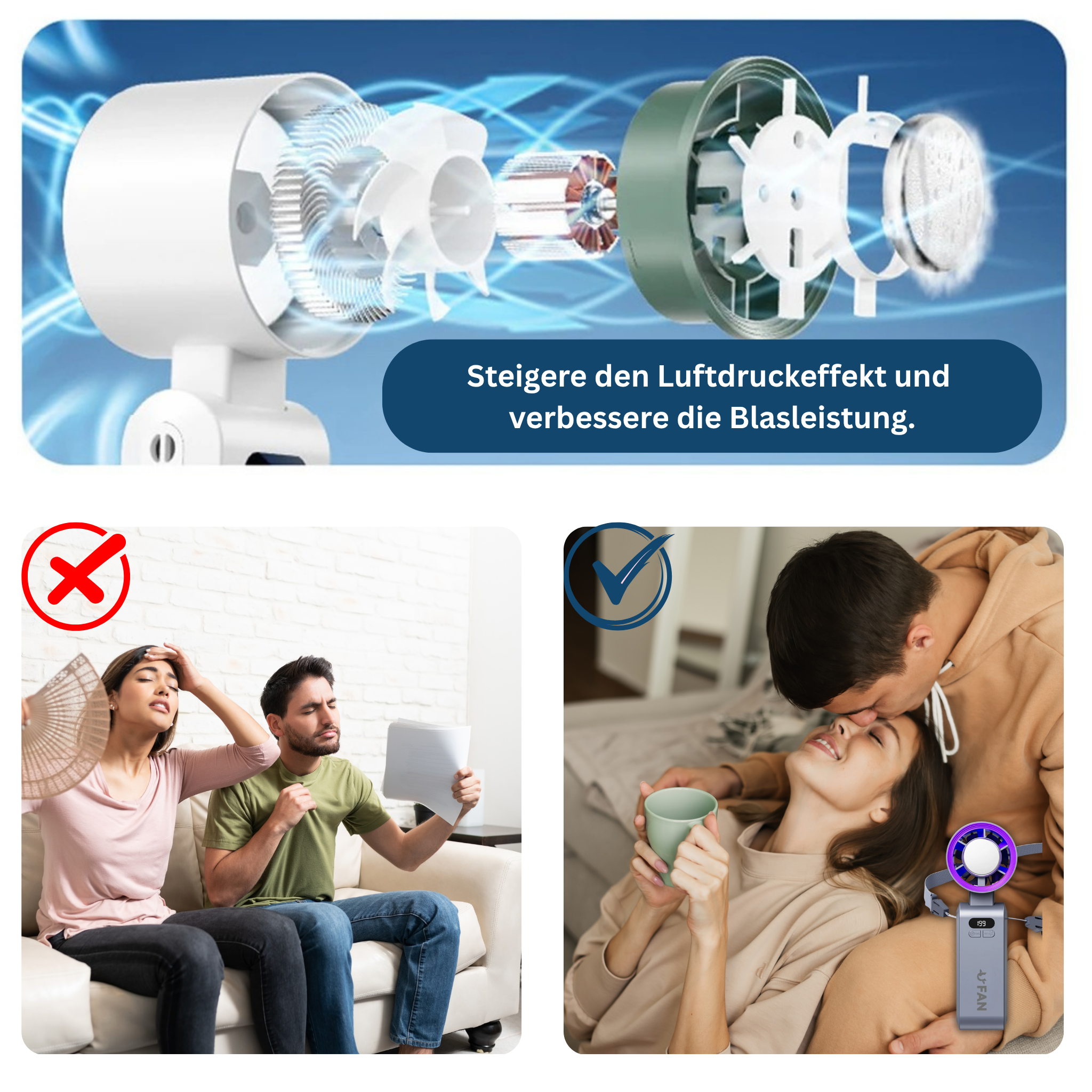 Breezy – The Portable Handheld Fan for On-the-Go