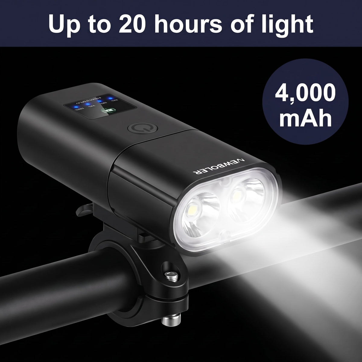 [en] Lumo Front Light – up to 20 hours of light, 4,000 mAh
