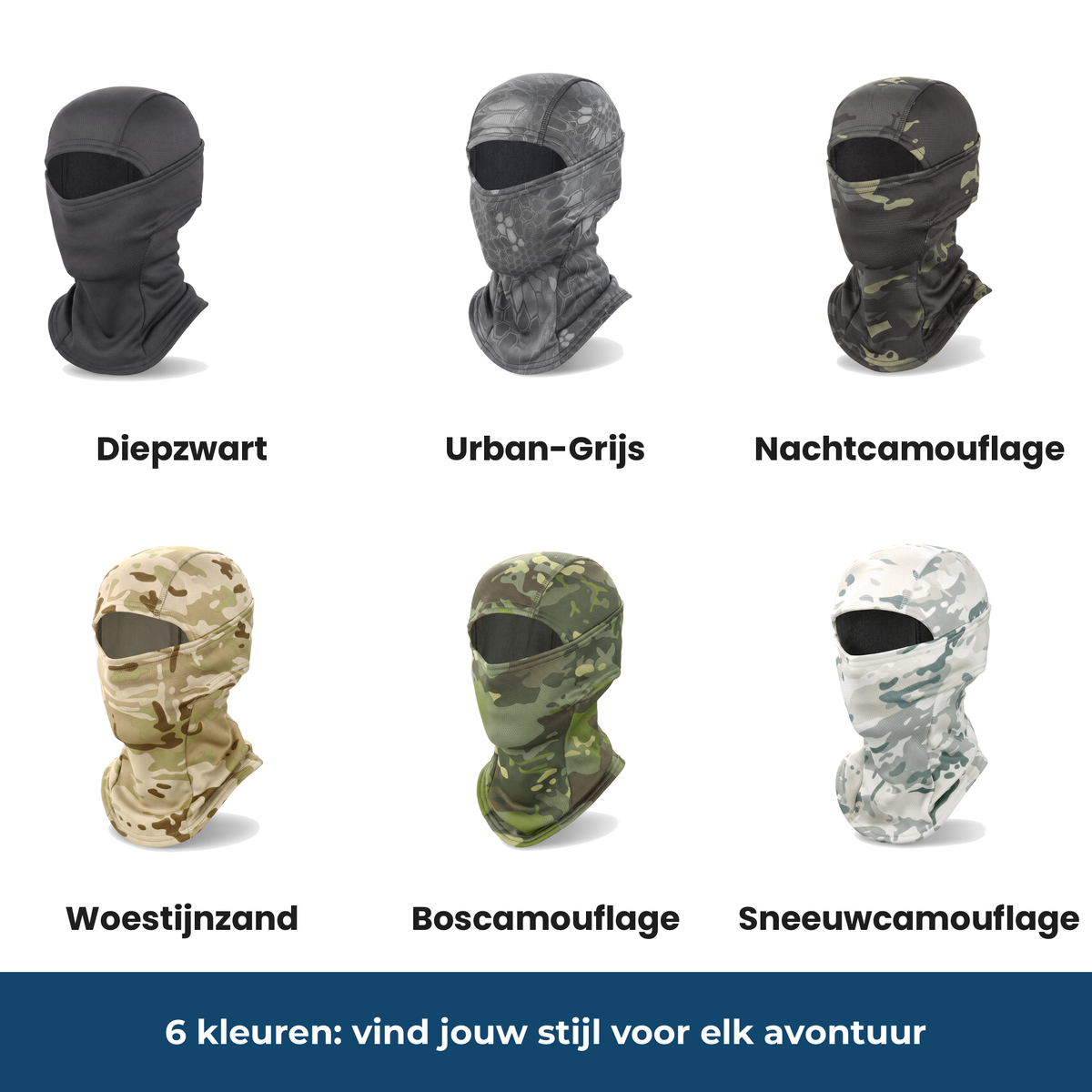 Polar-Fleece Sturmhaube - Alle Farben